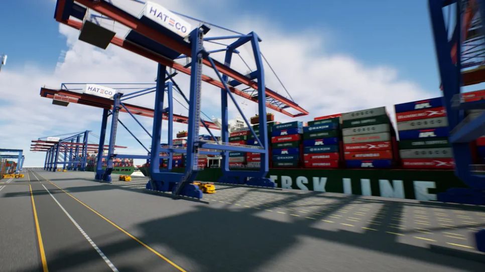 Phối cảnh dự án xây dựng tổng thể bến cảng container Liên Chiểu