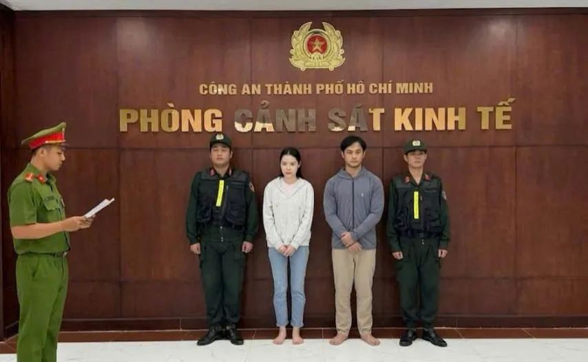 Công an TPHCM thi hành lệnh bắt tạm giam đối với Trần Thị Như Hảo và Nguyễn Trọng Anh