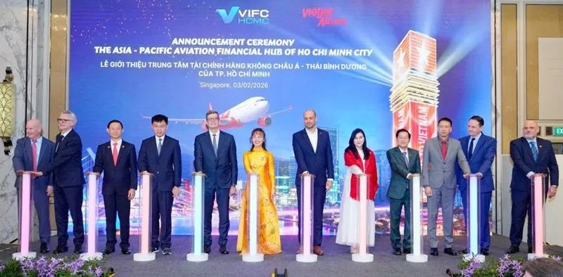 Vietjet tiên phong cùng Trung tâm Tài chính quốc tế Việt Nam tại TPHCM sáng lập Trung tâm Tài chính Hàng không quốc tế.