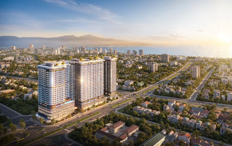 Những dự án bất động sản lõi đô thị như The Legend Danang nằm trong tầm ngắm của nhà đầu tư tích sản. Ảnh: ROX Group