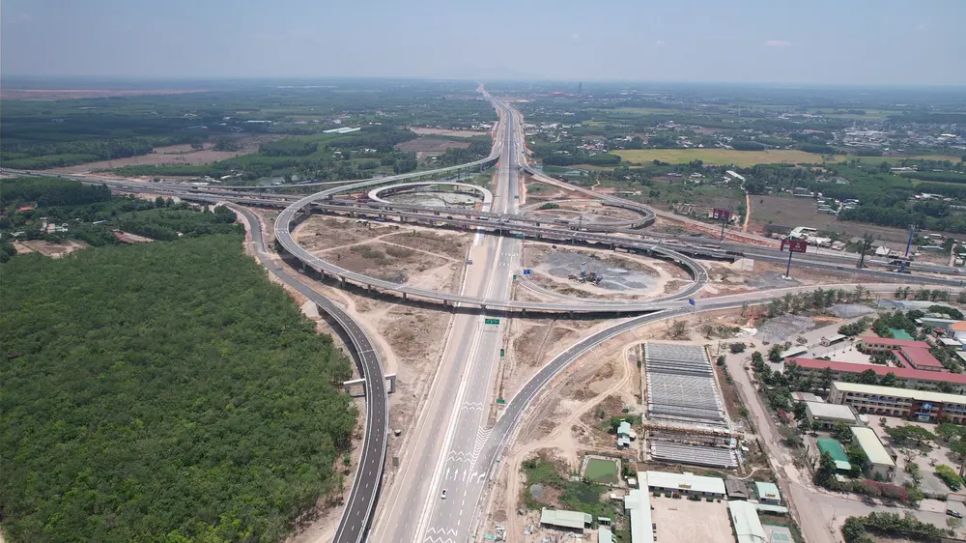 Hướng dẫn đi vào cao tốc Biên Hòa - Vũng Tàu từ quốc lộ 51 qua đường Bưng Môn