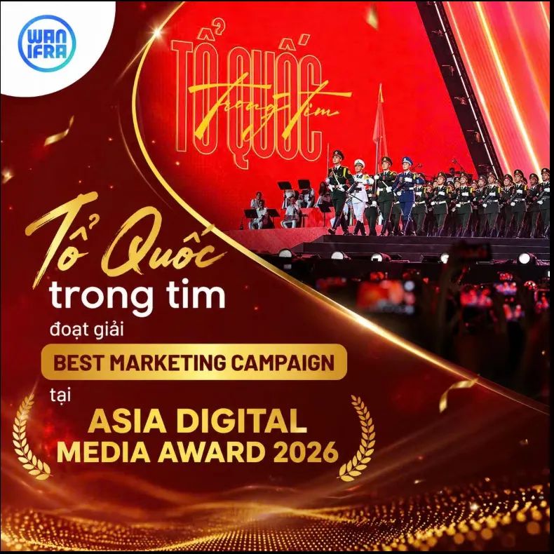 Giải “Chiến dịch truyền thông xuất sắc” cho chương trình chính luận nghệ thuật “Tổ quốc trong tim”