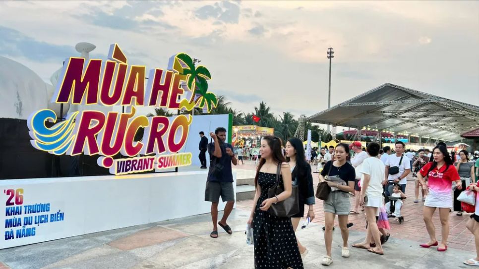 Chương trình Mùa du lịch biển Đà Nẵng 2026 diễn ra từ ngày 25-4 đến ngày 3-5. Ảnh: XUÂN QUỲNH