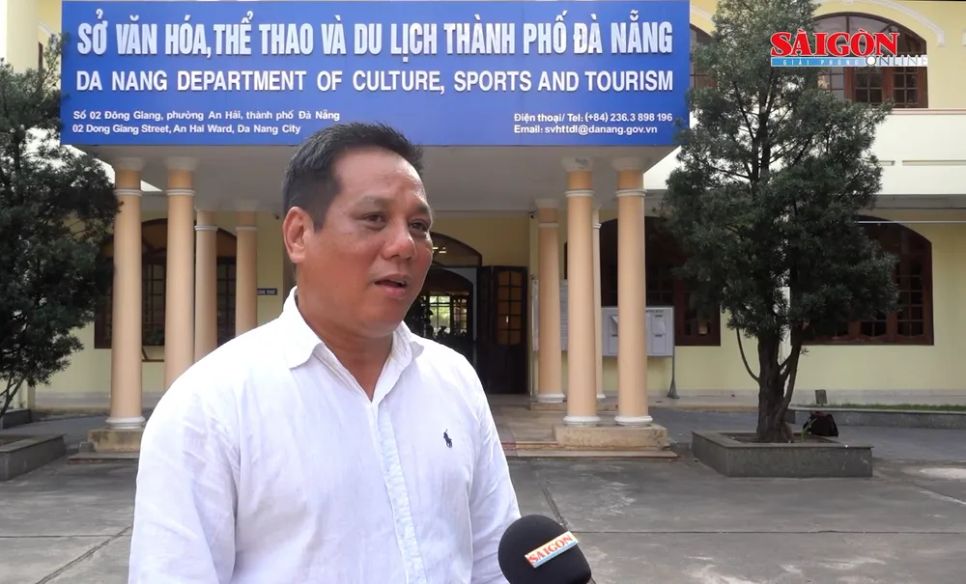 Ông Văn Bá Sơn, Phó Giám đốc Sở Văn hóa, Thể thao và Du lịch TP Đà Nẵng chia sẻ. Ảnh: XUÂN QUỲNH