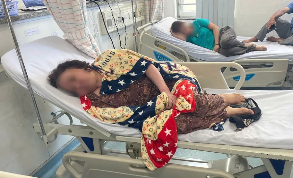 Nhờ được cấp cứu kịp thời bà N.T.H đã qua cơn nguy hiểm