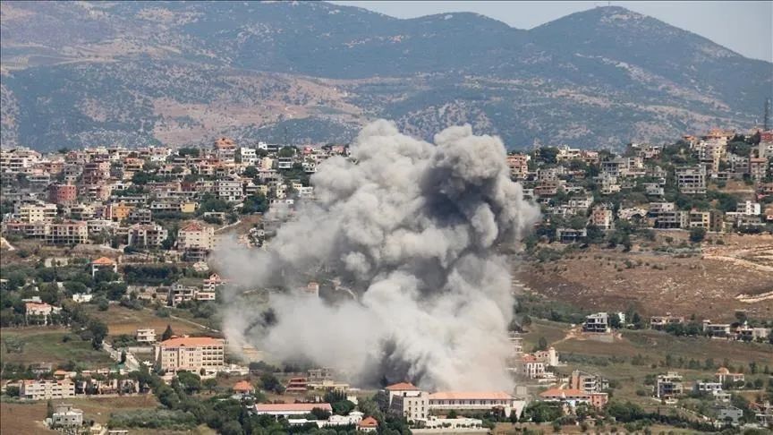 Một vụ không kích của Israel tại Lebanon. Ảnh: ANADOLU