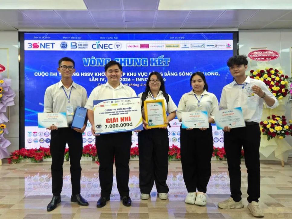 Vòng Chung kết cuộc thi khởi nghiệp “Ý tưởng HSSV khởi nghiệp khu vực Đồng bằng sông Cửu Long, lần IV, năm 2026”