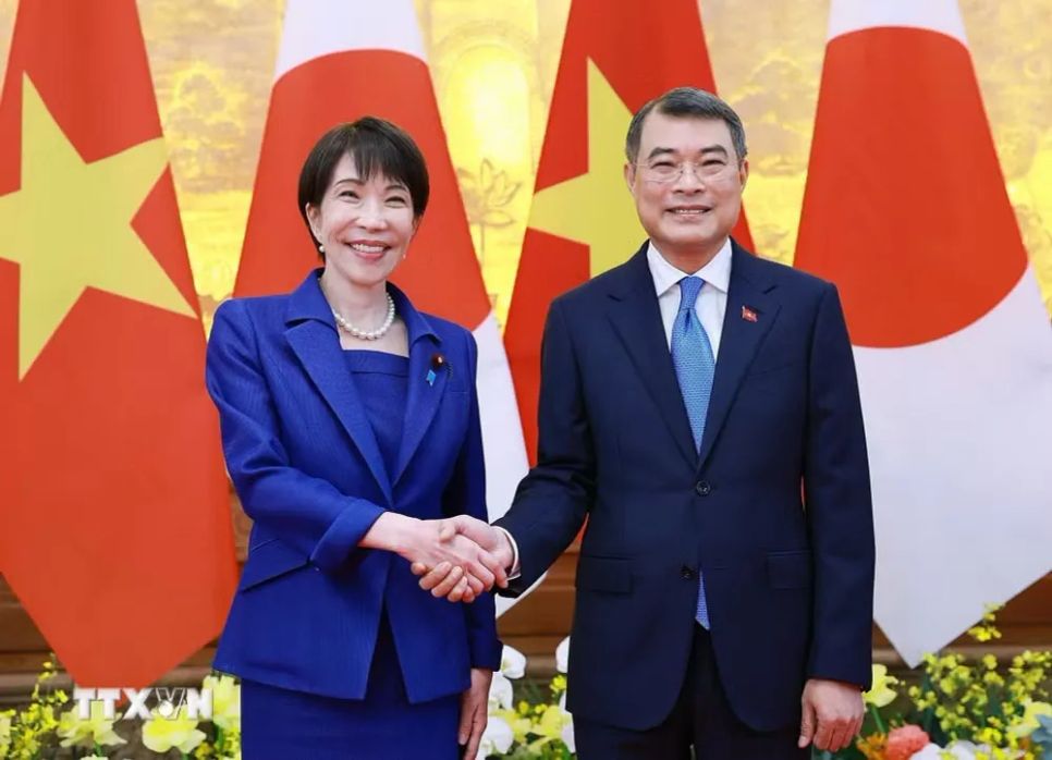 Thủ tướng Lê Minh Hưng chủ trì lễ đón chính thức Thủ tướng Nhật Bản Takaichi Sanae