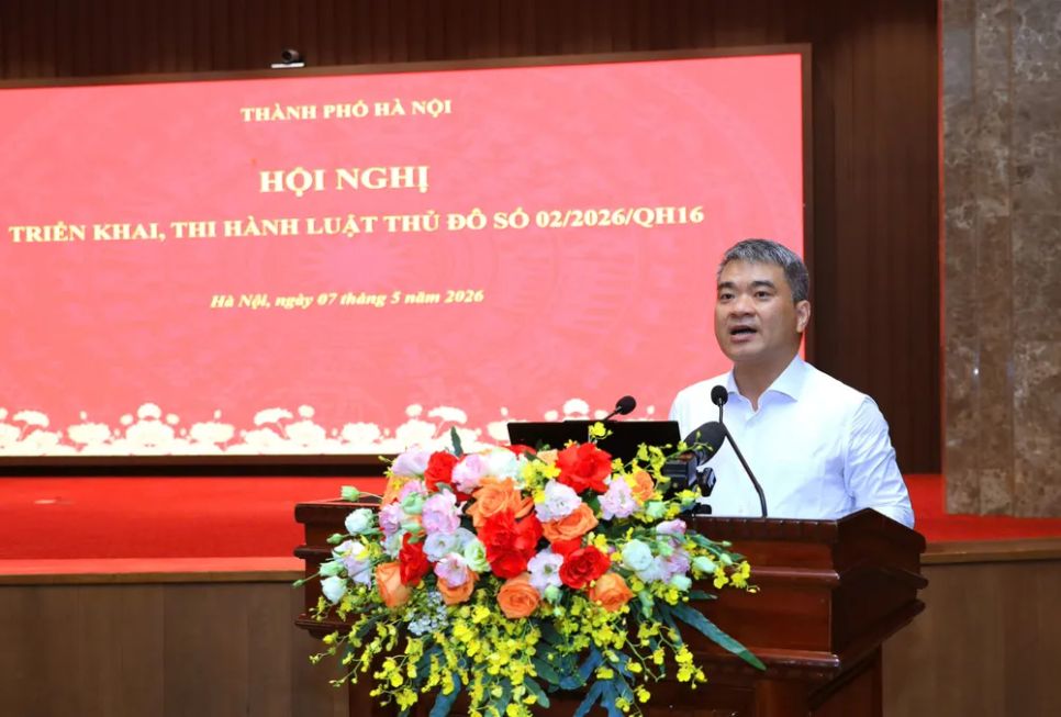 Thứ trưởng Bộ Tư pháp Nguyễn Thanh Tú phổ biến những nội dung chính của Luật Thủ đô 2026