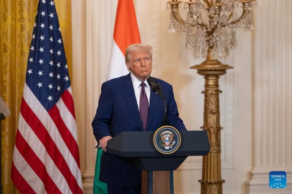 Tổng thống Mỹ Donald Trump. Ảnh: XINHUA