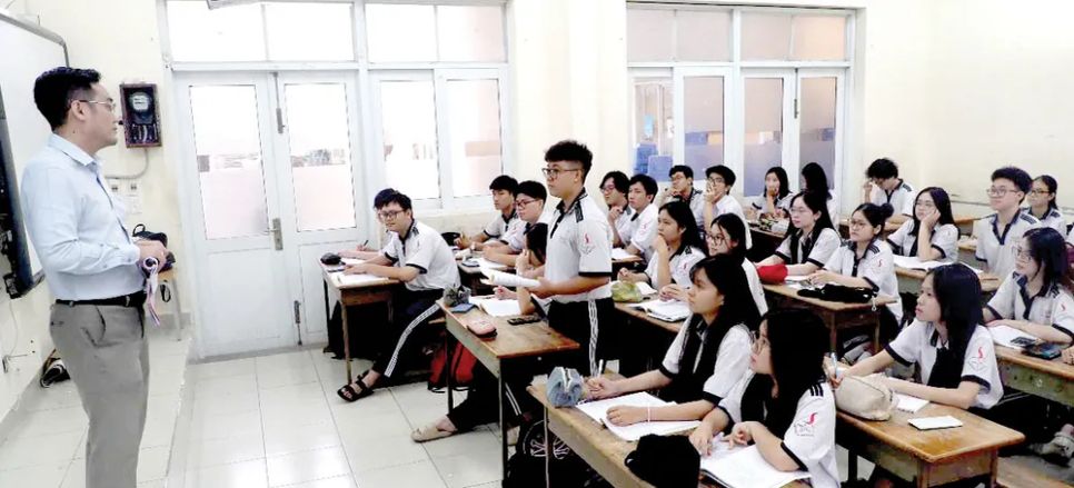 Học sinh Trường THPT Võ Thị Sáu (phường Gia Định, TPHCM) ôn thi tốt nghiệp THPT năm 2026. Ảnh: THU TÂM