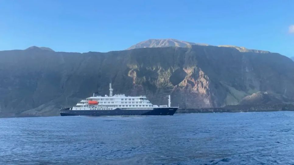 Tàu MV Hondius do Oceanwide Expeditions điều hành. Ảnh: X