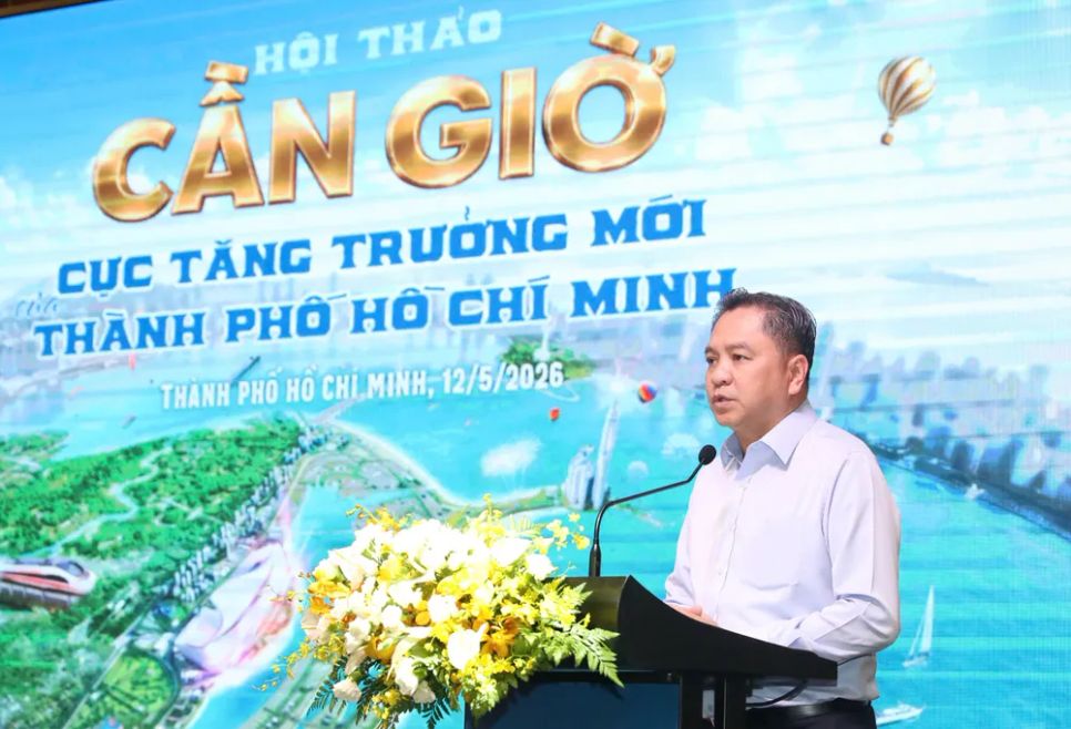 Ông Phạm Huy Bình, Giám đốc Sở Du lịch TPHCM phát biểu tại hội thảo