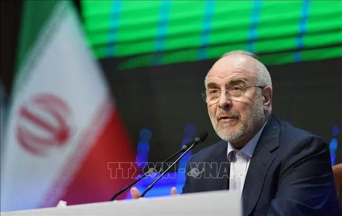 Chủ tịch Quốc hội Iran Mohammad Bagher Ghalibaf. Ảnh: THX/TTXVN