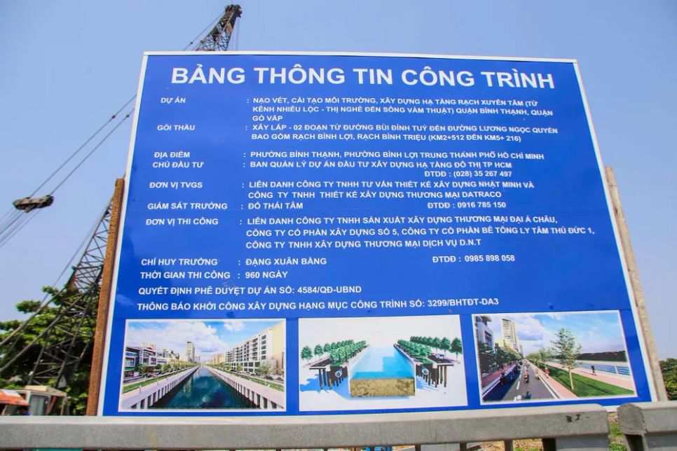TPHCM tăng tốc giải phóng mặt bằng dự án cải tạo rạch Xuyên Tâm
