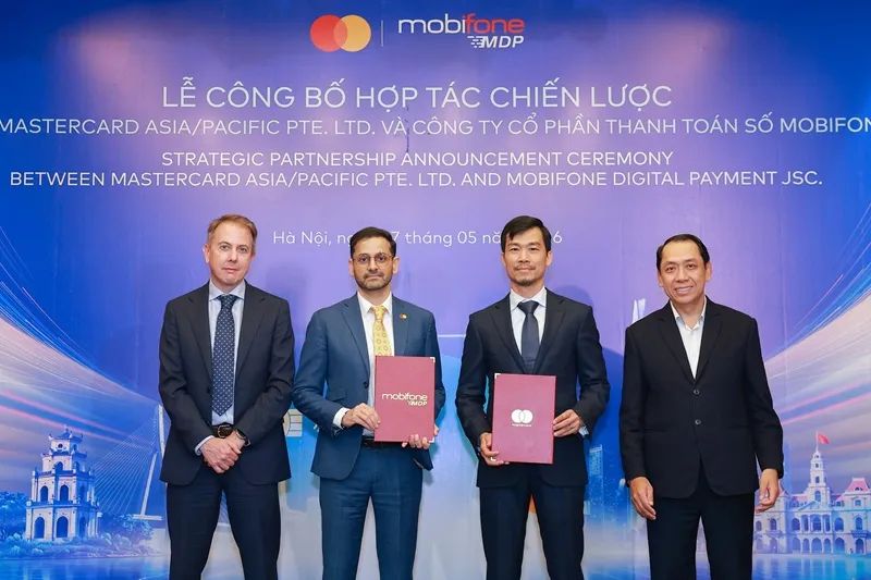 CTCP Thanh toán số MobiFone - MDP và Mastercard chính thức công bố hợp tác chiến lược