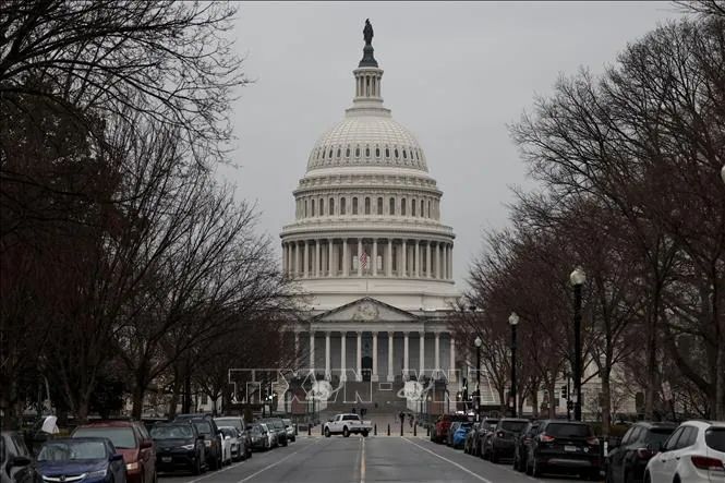Tòa nhà Quốc hội Mỹ tại Washington, D.C. Ảnh: THX/TTXVN Tòa nhà Quốc hội Mỹ tại Washington, D.C. Ảnh: THX/TTXVN