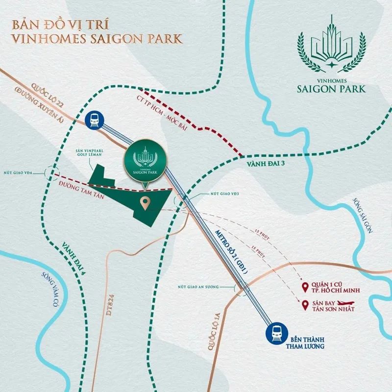 Tuyến metro số 2 Bến Thành - Tham Lương sẽ rút ngắn thời gian di chuyển từ Tây Bắc vào trung tâm TPHCM xuống chỉ còn hơn 20 phút