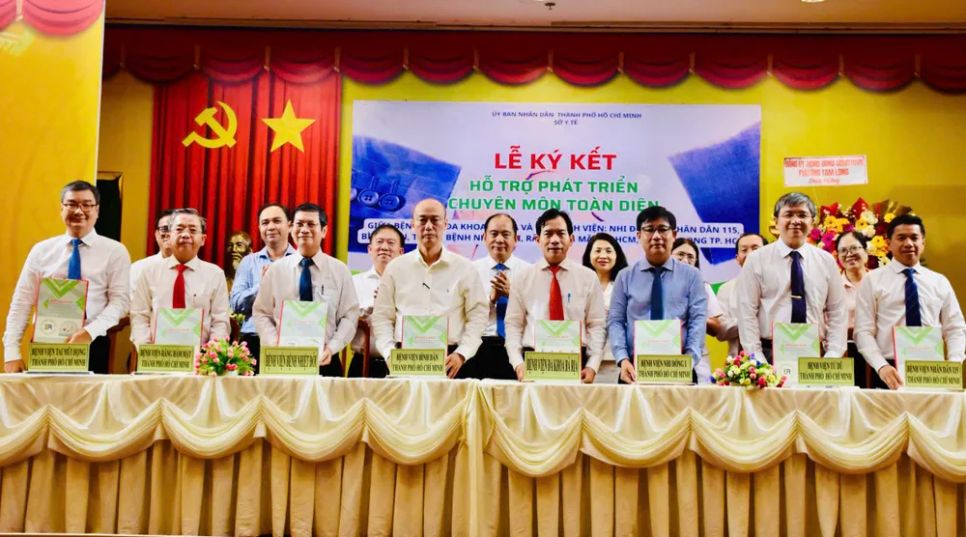 Sự kiện là dấu mốc quan trọng trong chiến lược phát triển hệ thống y tế thành phố.