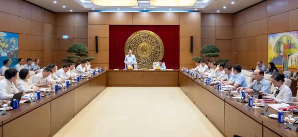 Quang cảnh buổi làm việc. Ảnh: VIẾT CHUNG Quang cảnh buổi làm việc. Ảnh: VIẾT CHUNG