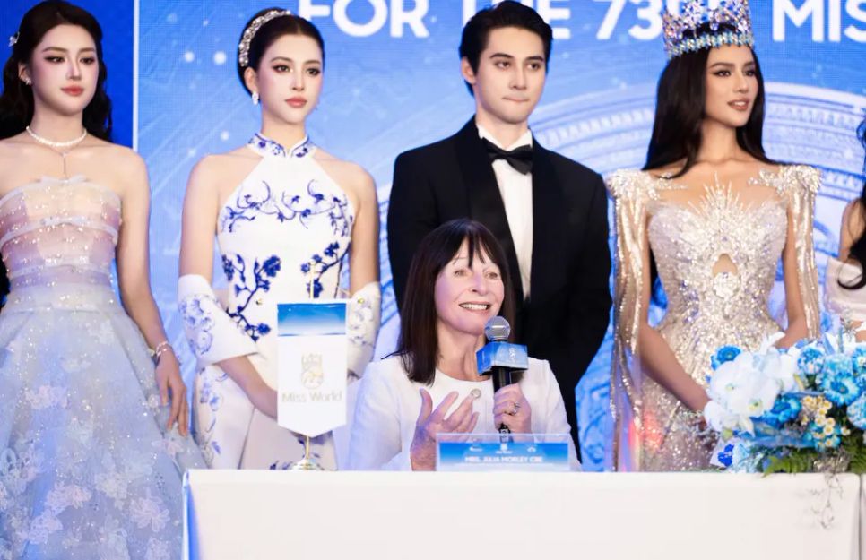 Chủ tịch tổ chức Miss World - Julia Morley chia sẻ tại sự kiện