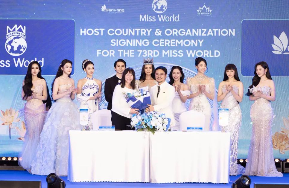 Tổ chức Miss World ký kết cùng Sen Vàng - đơn vị đăng cai Hoa hậu Thế giới 2026 tại Việt Nam