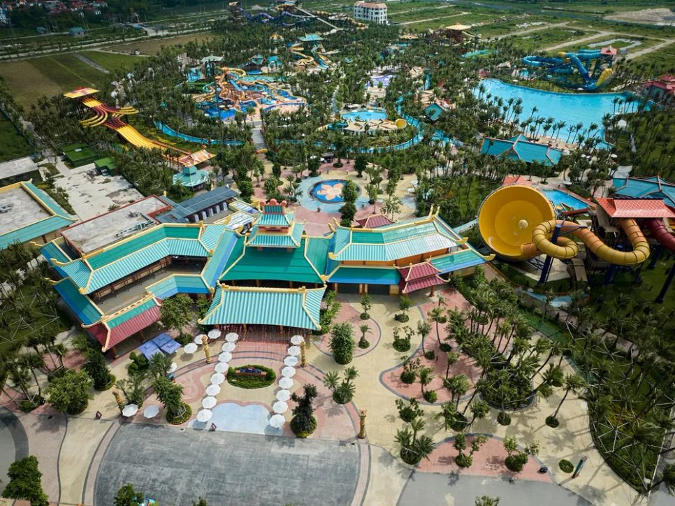 Sun World Hà Nam ghi dấu ấn với cảm hứng kiến trúc từ nghệ thuật múa rối nước. Ảnh: <span style=