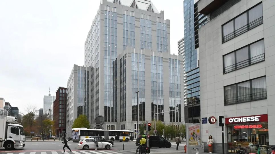 Trụ sở chính của Euroclear tại thủ đô Brussels của Bỉ. Ảnh: DPA