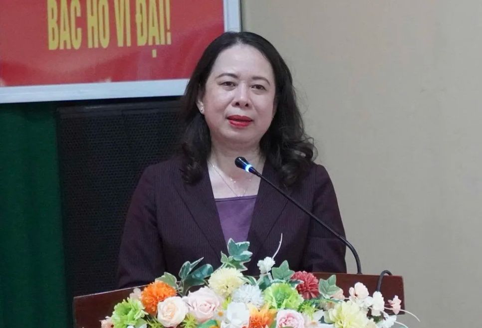 Phó Chủ tịch nước Võ Thị Ánh Xuân phát biểu tại buổi thăm <br> Phó Chủ tịch nước Võ Thị Ánh Xuân phát biểu tại buổi thăm <br>