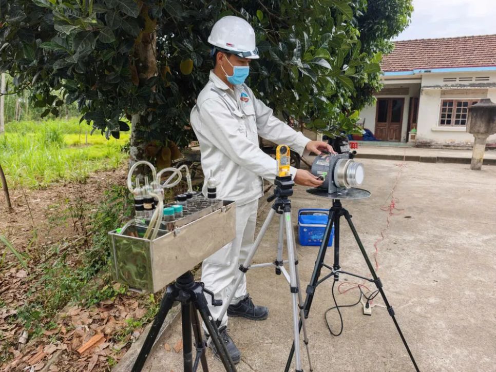 Lấy mẫu tại khu vực dân cư