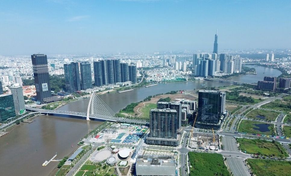 TP.HCM phê duyệt đề cương quy hoạch tổng thể, đặt mục tiêu tăng trưởng hai con số đến năm 2050. Ảnh: TTXVN