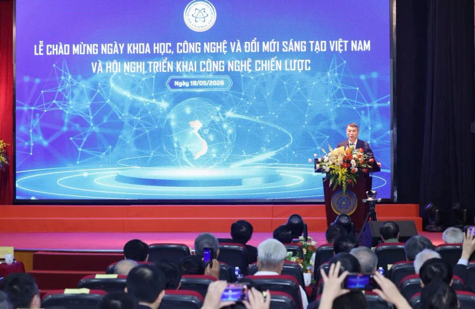Thủ tướng Lê Minh Hưng phát biểu chỉ đạo tại buổi lễ. Ảnh: QUANG PHÚC