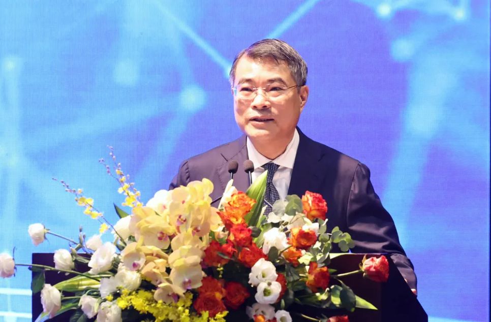 Thủ tướng Lê Minh Hưng phát biểu tại buổi lễ. Ảnh: QUANG PHÚC