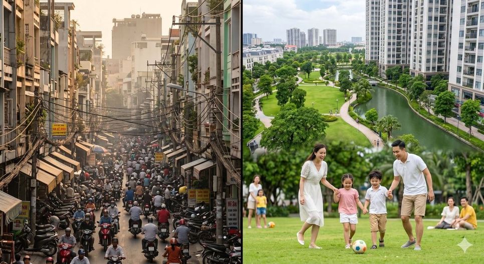 Nội đô ngột ngạt đang đẩy người dân TP.HCM ra các vùng ven giàu giá trị sinh thái