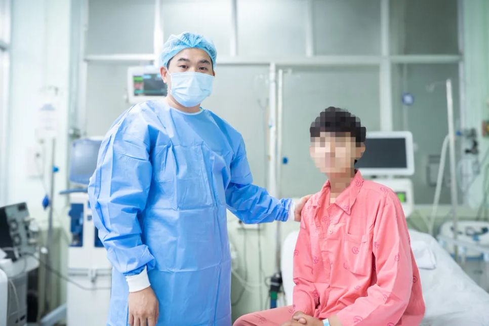 Bệnh nhân được ghép tim từ người hiến tạng ngày 22-4. Bệnh nhân được ghép tim từ người hiến tạng ngày 22-4.