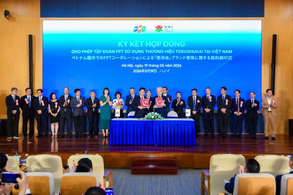 Hợp tác giữa Tập đoàn FPT và Tập đoàn y tế Tokushukai thúc đẩy y tế thông minh. Ảnh: MINH KHANG