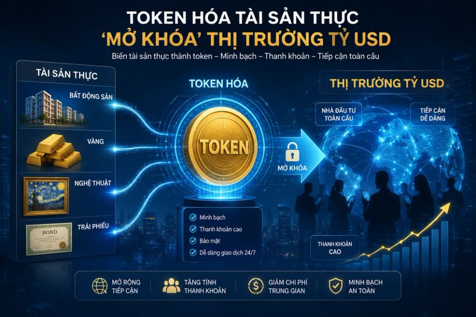 Token hóa tài sản thực, ‘mở khóa’ thị trường tỷ USD