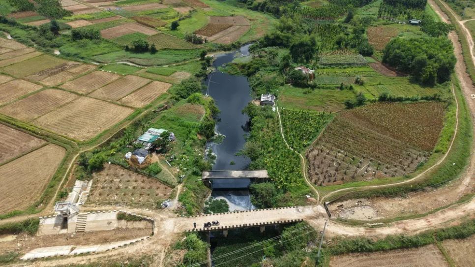 Tuyến kênh chìm Sơn Tịnh đoạn qua phường Trương Quang Trọng, tỉnh Quảng Ngãi