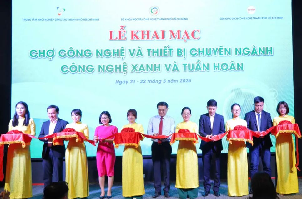 Khai mạc Techmart Công nghệ xanh và tuần hoàn 2026 Khai mạc Techmart Công nghệ xanh và tuần hoàn 2026