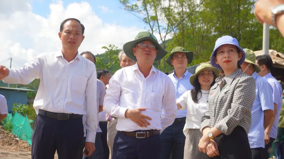 Đoàn công tác kiểm tra thực tế hoạt động xử lý chất thải tại Công ty TNHH Kbec Vina Đoàn công tác kiểm tra thực tế hoạt động xử lý chất thải tại Công ty TNHH Kbec Vina