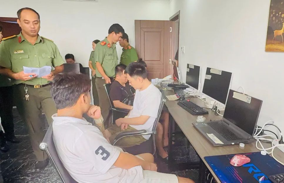 Hiện trường vụ việc. Ảnh CA