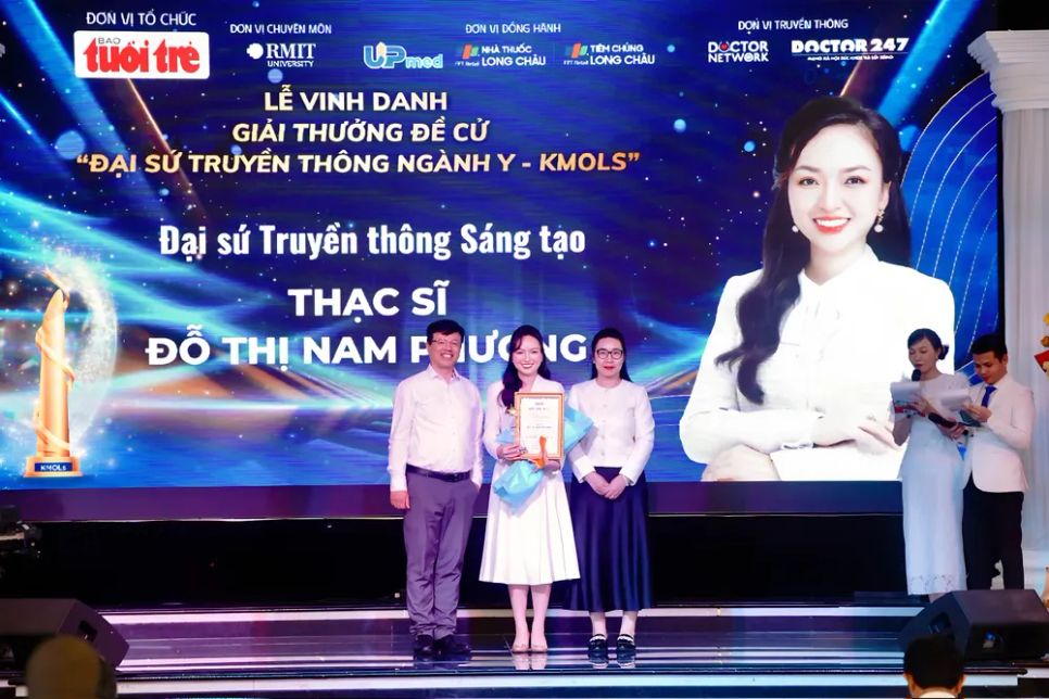 ThS Đỗ Thị Nam Phương, Bệnh viện Đại học Y Dược TPHCM được vinh danh đề cử Đại sứ truyền thông sáng tạo