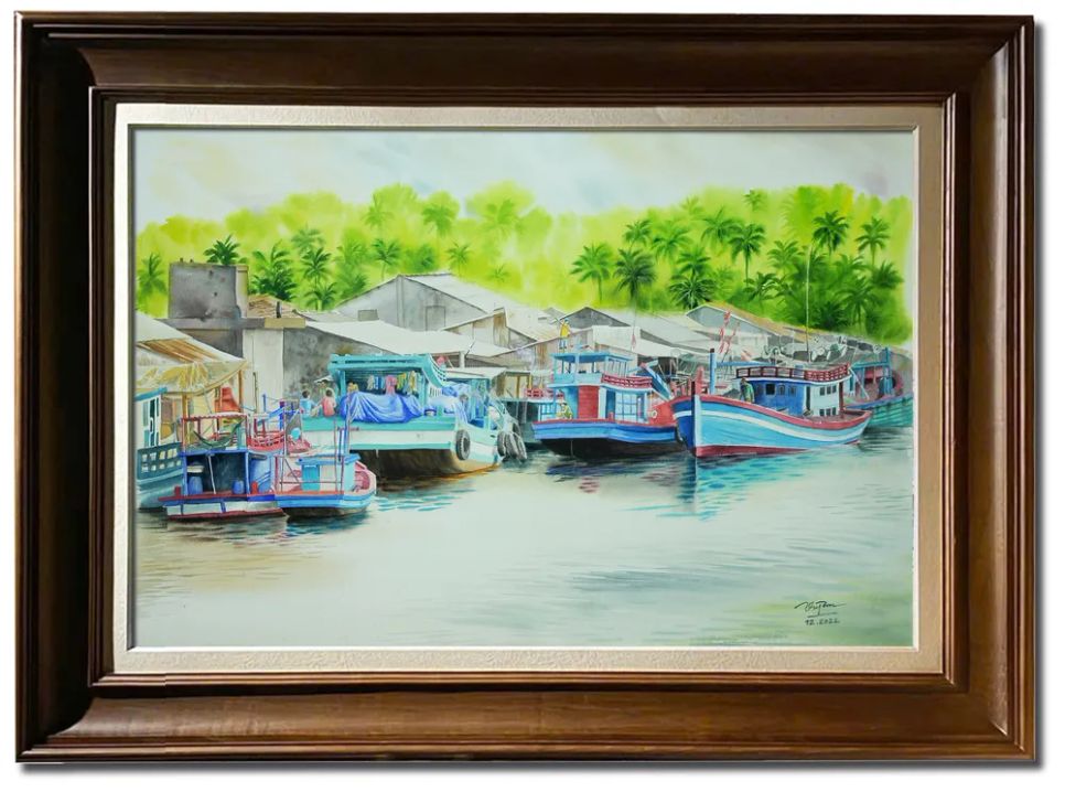 Triển lãm “Non nước thanh bình”: Mộc mạc, tâm tình người Nam bộ