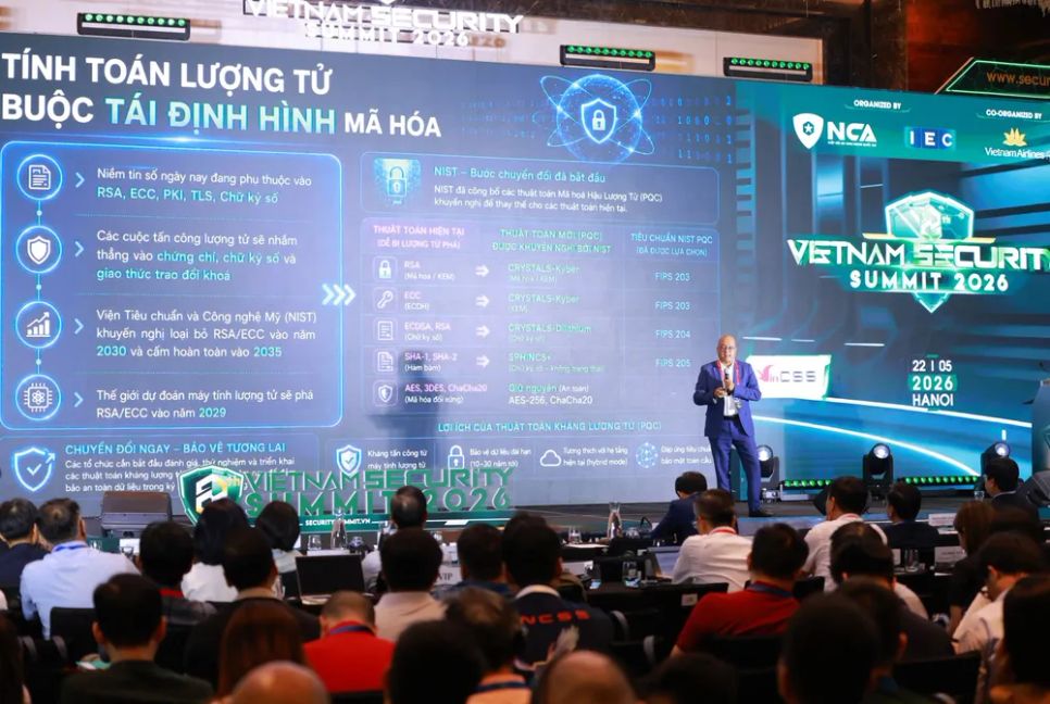Phiên thảo luận chính tại Vietnam Security Summit 2026. Ảnh: T.B Phiên thảo luận chính tại Vietnam Security Summit 2026. Ảnh: T.B