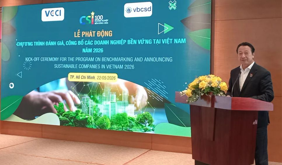 Đại diện ban tổ chức chia sẻ thông tin tại lễ phát động. Ảnh: MINH HẢI