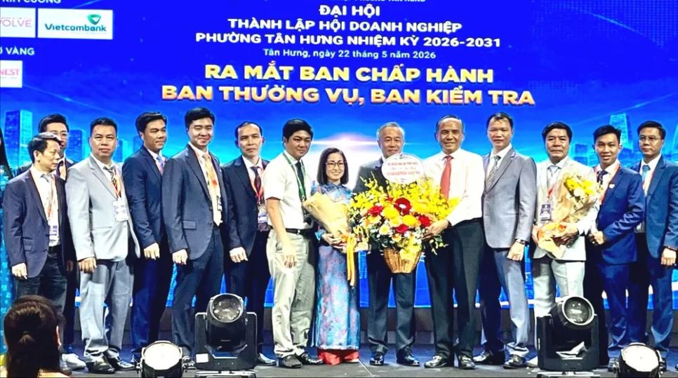 Ra mắt Hội Doanh nghiệp phường Tân Hưng nhiệm kỳ 2026 – 2031