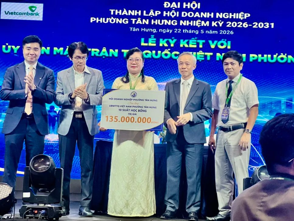 Ra mắt Hội Doanh nghiệp phường Tân Hưng nhiệm kỳ 2026 – 2031