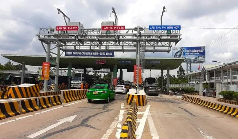 Trạm thu phí dự án BOT cầu Rạch Miễu - Ảnh: Báo Xây dựng Trạm thu phí dự án BOT cầu Rạch Miễu - Ảnh: Báo Xây dựng