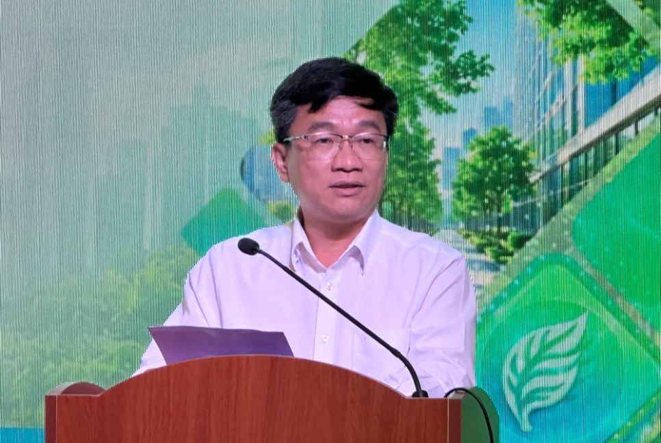 Ông Trần Trọng Tuyên, Phó Giám đốc Sở KH-CN TPHCM phát biểu tại buổi lễ