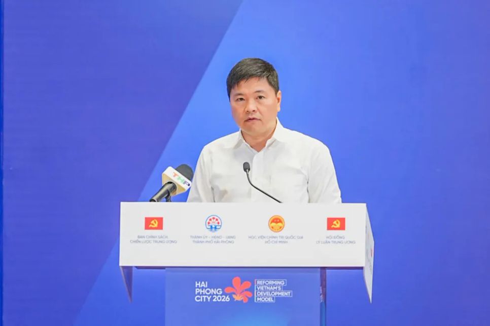 Ông Hoàng Minh Cường, Phó Chủ tịch UBND TP Hải Phòng. Ảnh: ĐÀM THANH